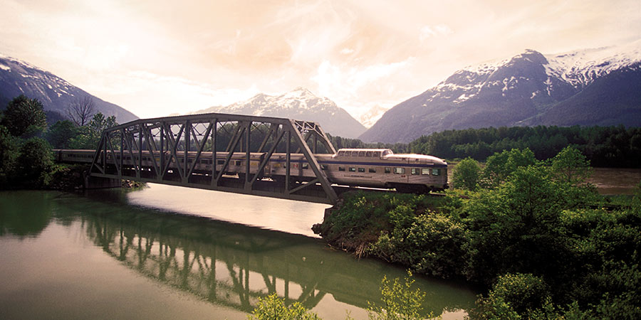 Travelling across the heartlands on the Canadian train