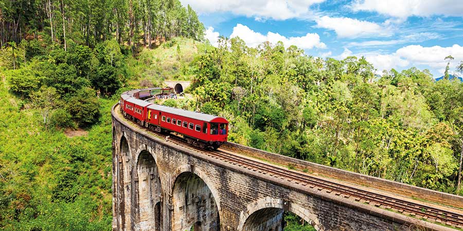 Viewing the Nine Arches Bridge