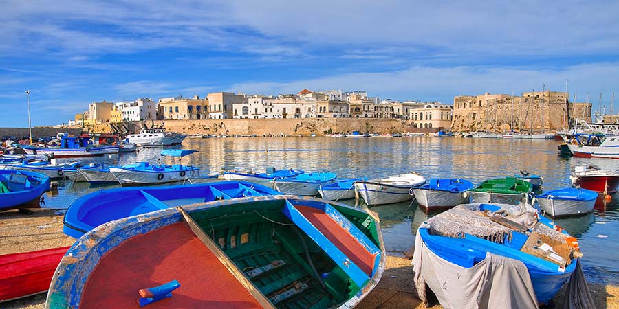 The colourful boats of Gallipolli