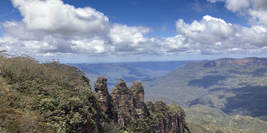  The iconic Blue Mountains. 